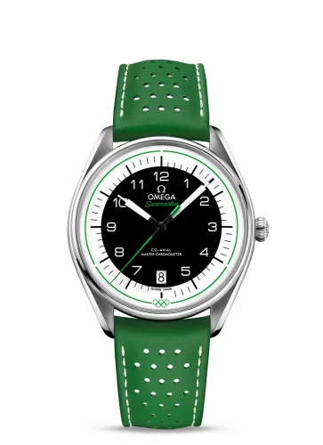 Omega Seamaster Master Co-Axial 39.5 Olympic Timekeeper Stainless Steel / Black / Green 522.32.40.20.01.005 (52232402001005)